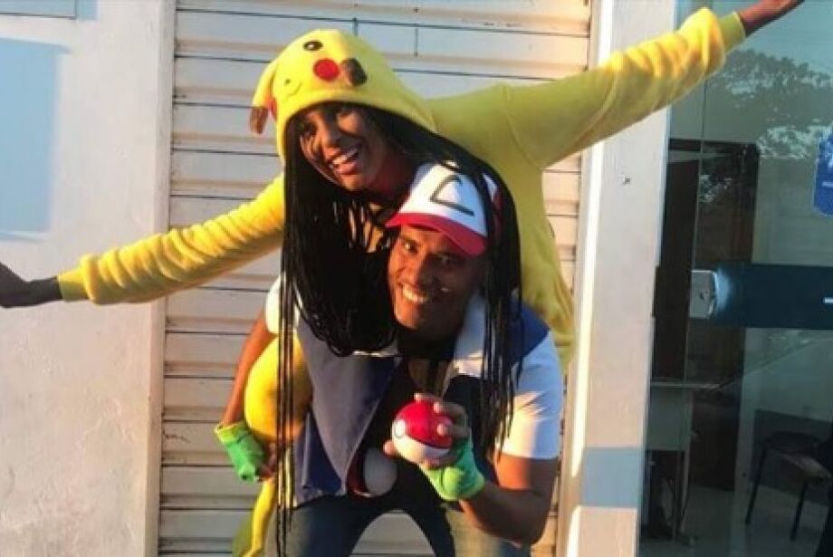 Fantasia Casal Pokemon Carnaval