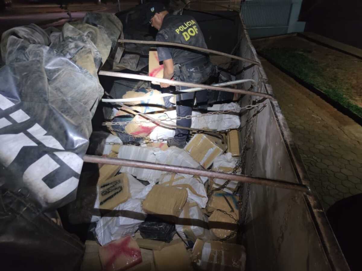 MS bate recorde em apreensões de drogas em 2024