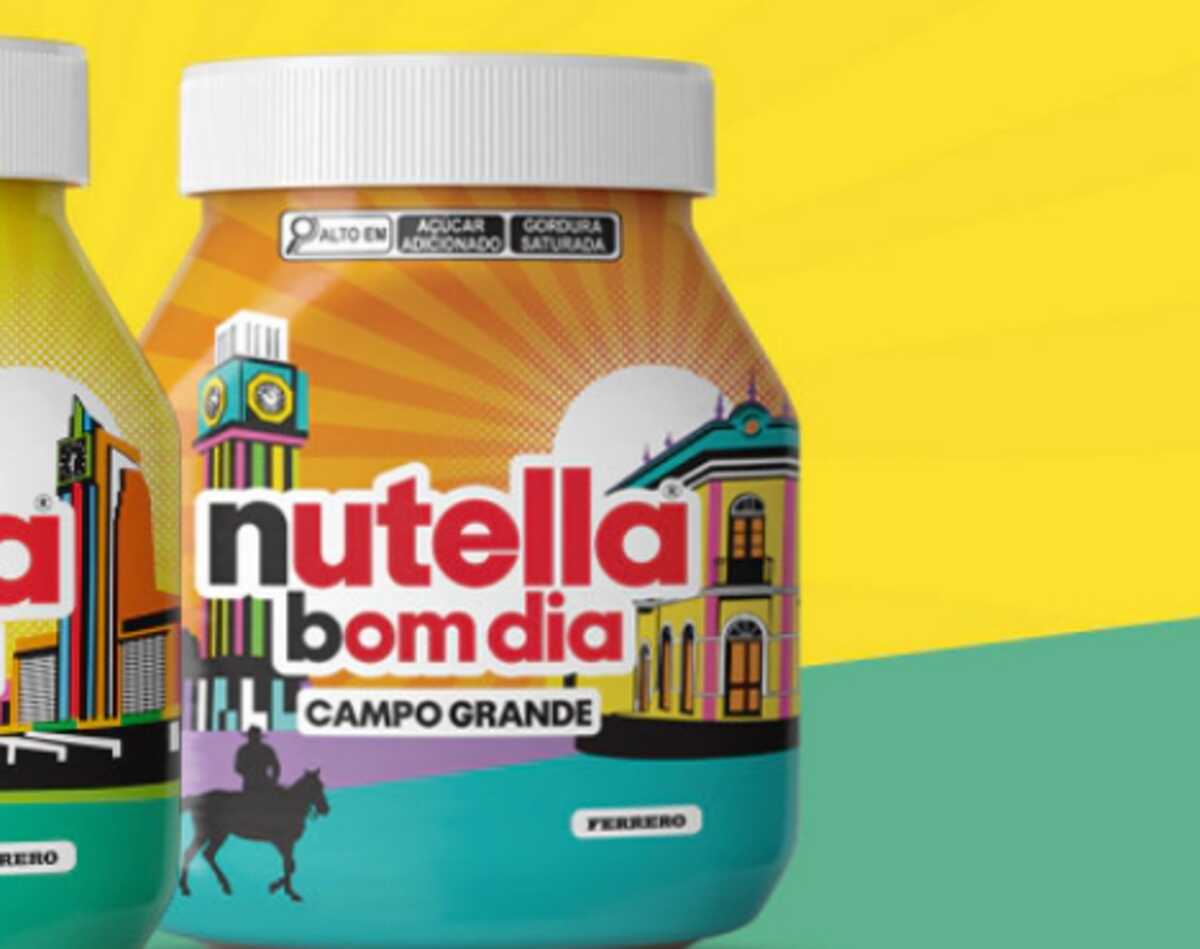 Paisagens de Campo Grande viram estampa de embalagem da Nutella