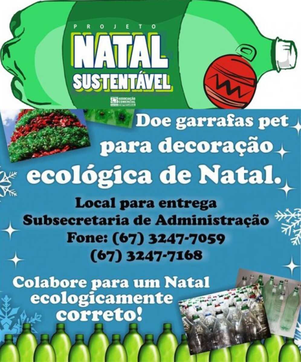 Árvore de Natal tem decoração ecológia em cidade de MS - Correio do Estado Árvore de Natal tem decoração ecológia em cidade de MS - Correio do Estado