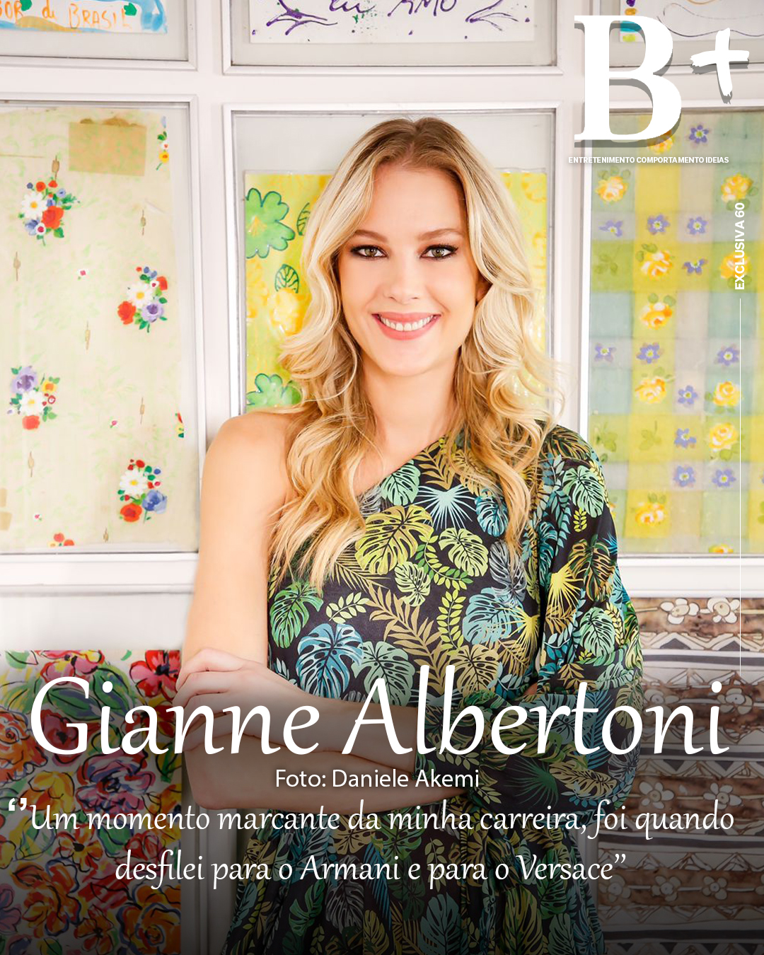 Nossa Capa da semana de n&uacute;mero 60 - Gianne Albertoni 