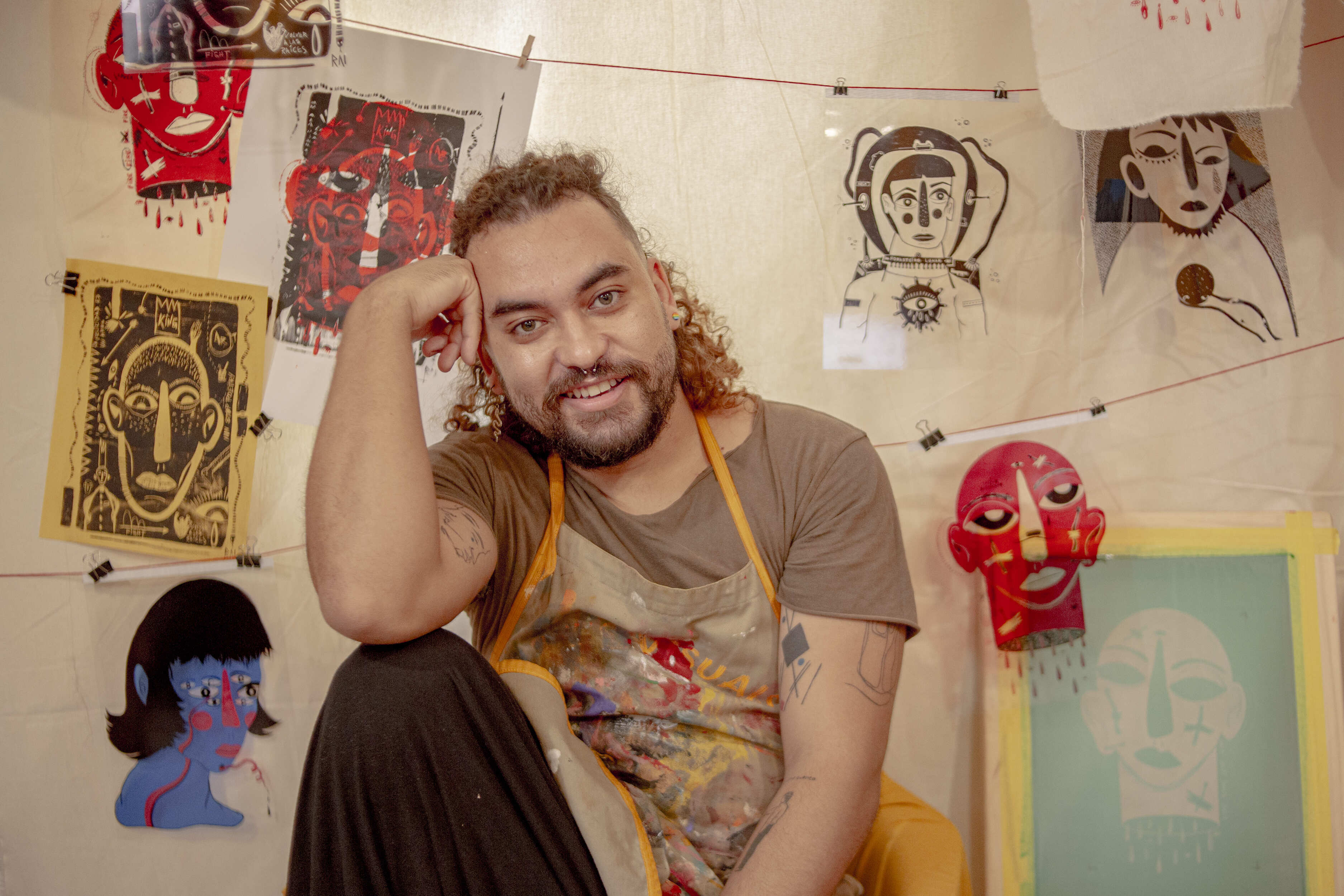 Raique Moura realiza sua primeira exposi&ccedil;&atilde;o visual