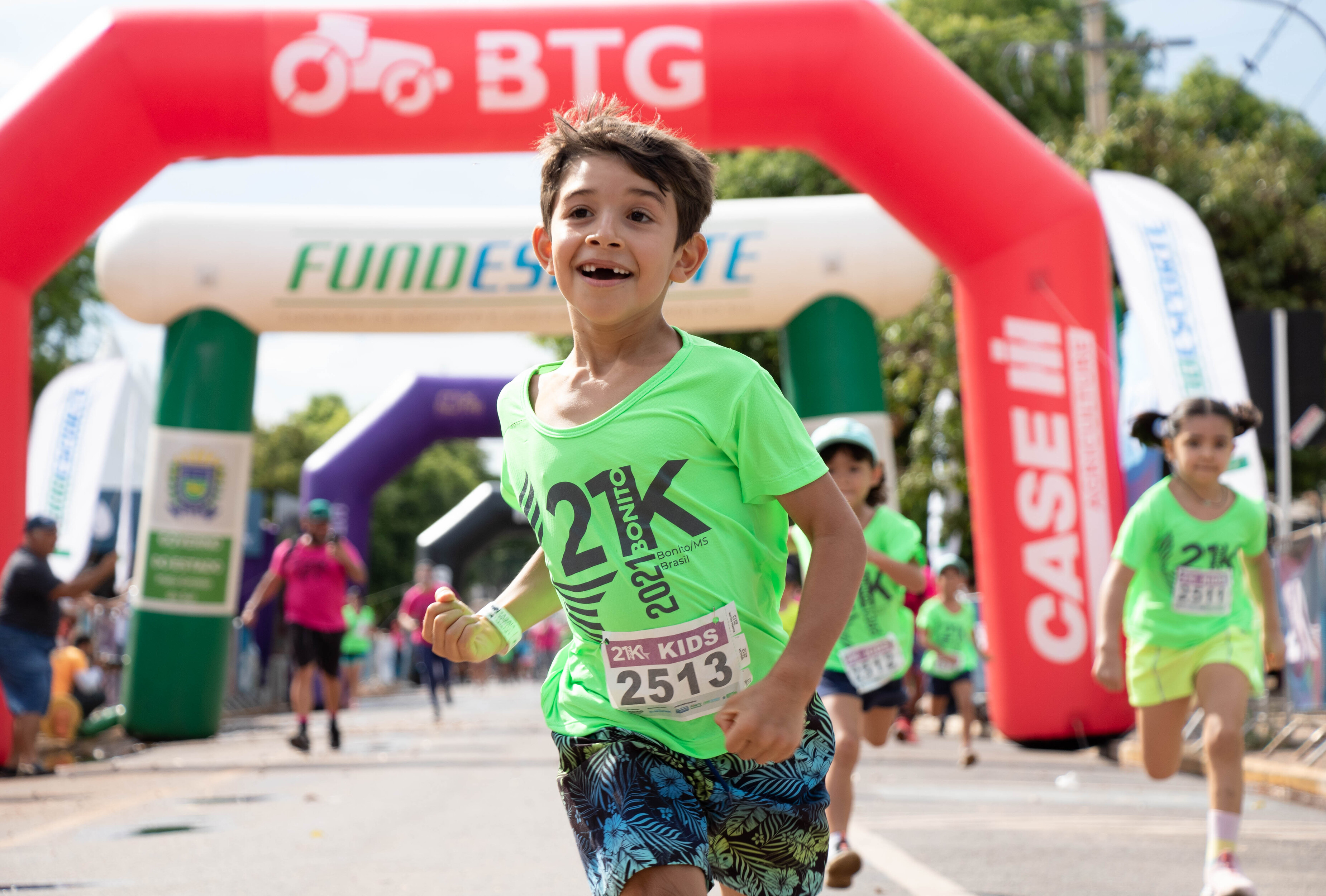 Prova tem também corrida kids