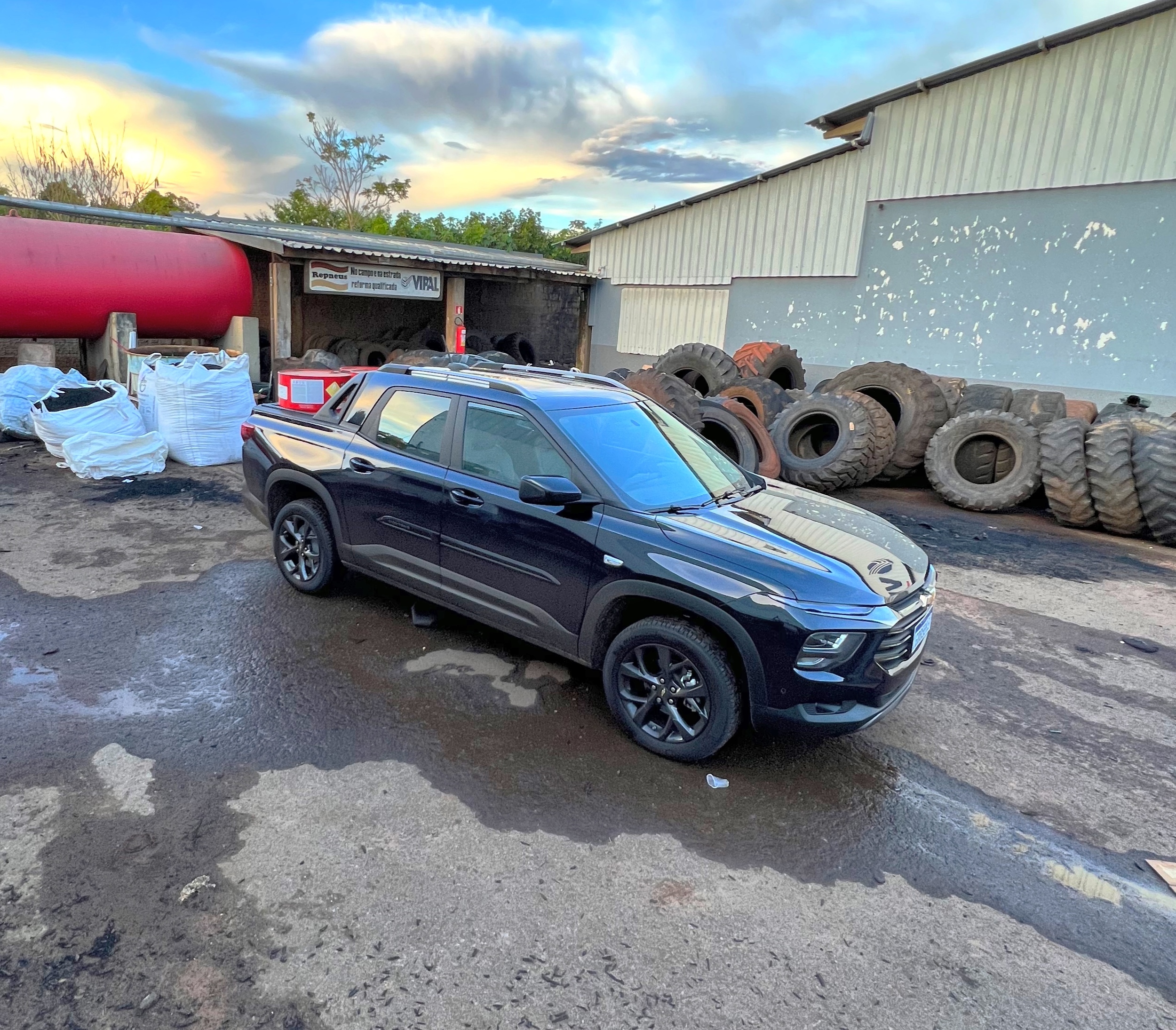 Nova Montana carregada em nosso test-drive