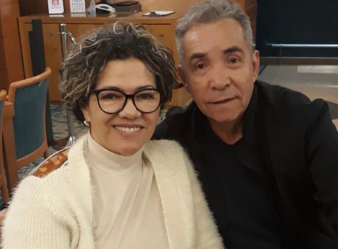  Maria Edilene Paiva da Silva e Nedson Pereira da Silva, que comemoram hoje 44 anos de casamento