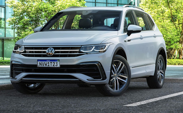 Novo VW Tiguan chega somente R-Line e 7 lugares 