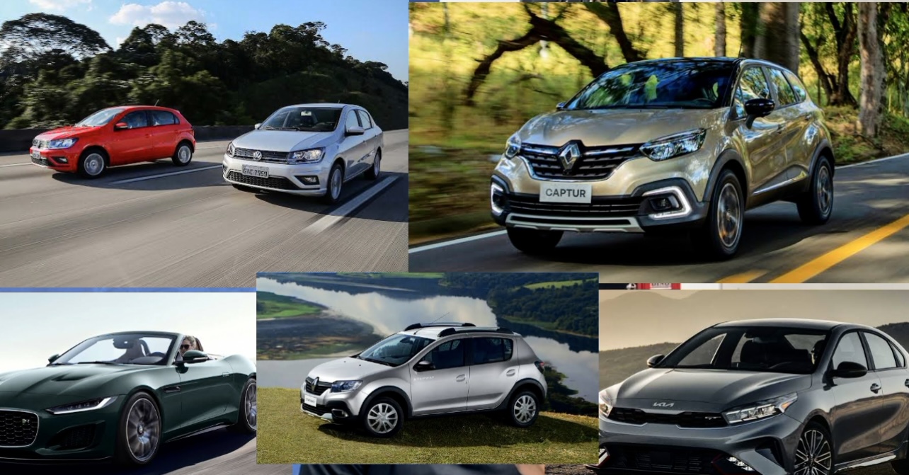 Gol, Voyage, Captur, Cerato, F-type e Stepway s&atilde;o alguns modelos de nos deixaram em 2023