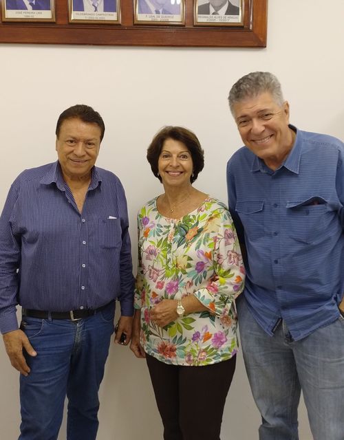 Americo Calheiros, Marisa Serrano e Henrique de Medeiros