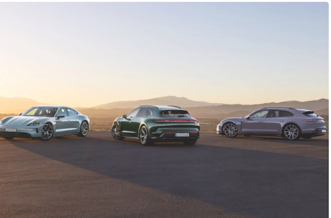 Novidades na linha Porsche Taycan