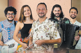 A banda de forr&oacute; faz seu arrasta-p&eacute; neste domingo,  no Teatro do Mundo, a partir das 18h30min; ingressos a R$ 20