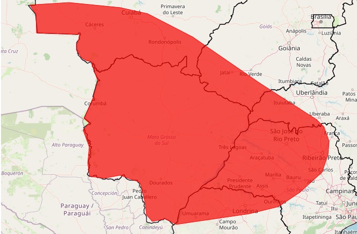 Alerta vermelho de onda de calor está vigente em todo o Estado