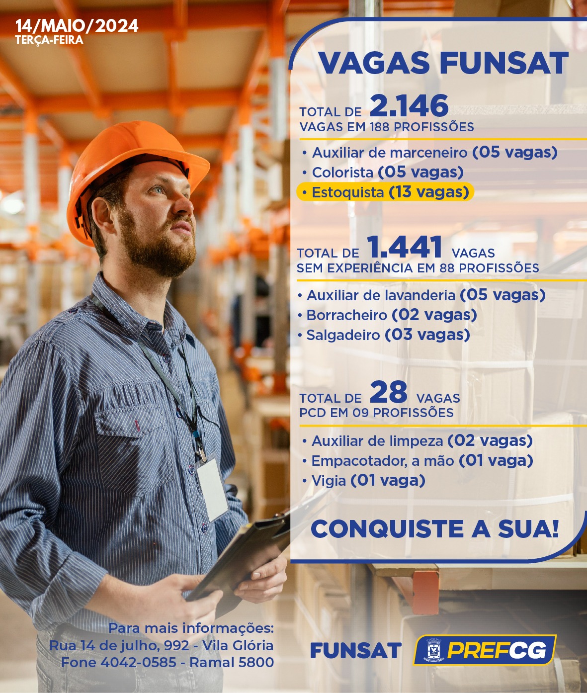 Mais de duas mil vagas de emprego s&atilde;o ofertadas na Capital