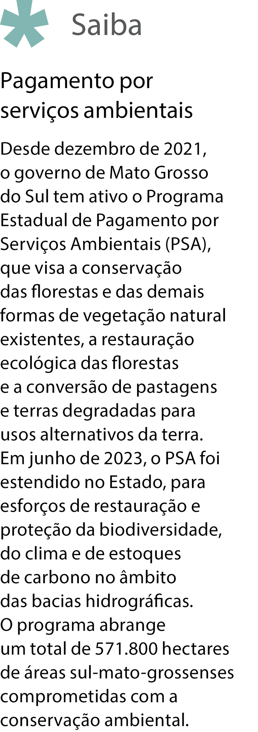 Pagamentos por Serviços Ambientais