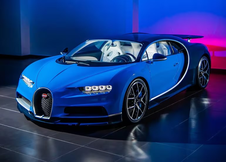 Bugatti Chiron Sport em sua apresenta&ccedil;&atilde;o para o mundo