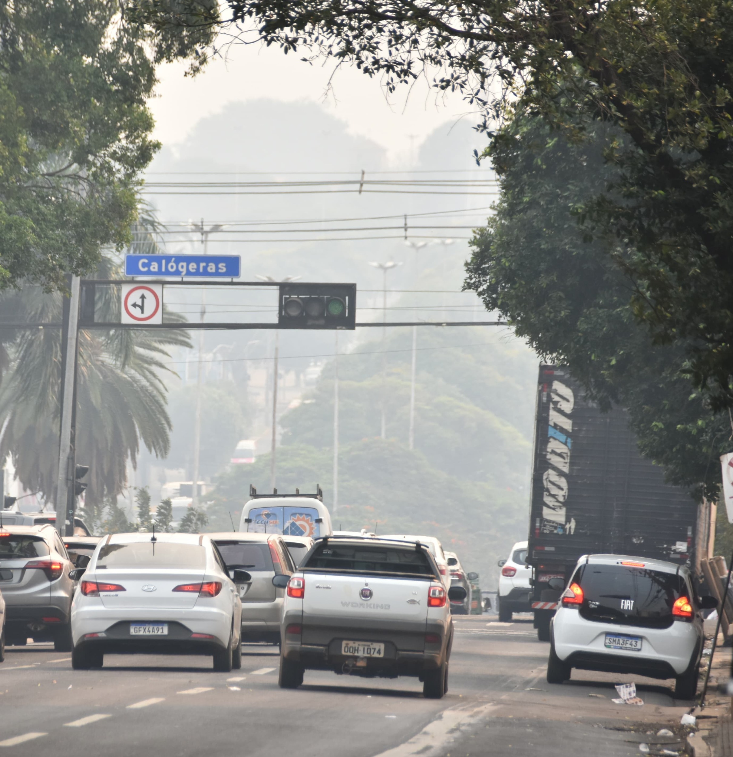 Métricas indicam que sexta-feira (13), a concentração de fumaça deve piorar em decorrência da movimentação atmosférica 