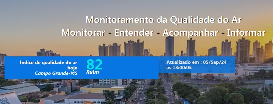 Qualidade do ar atingiu nível crítico devido à fumaça no Pantanal