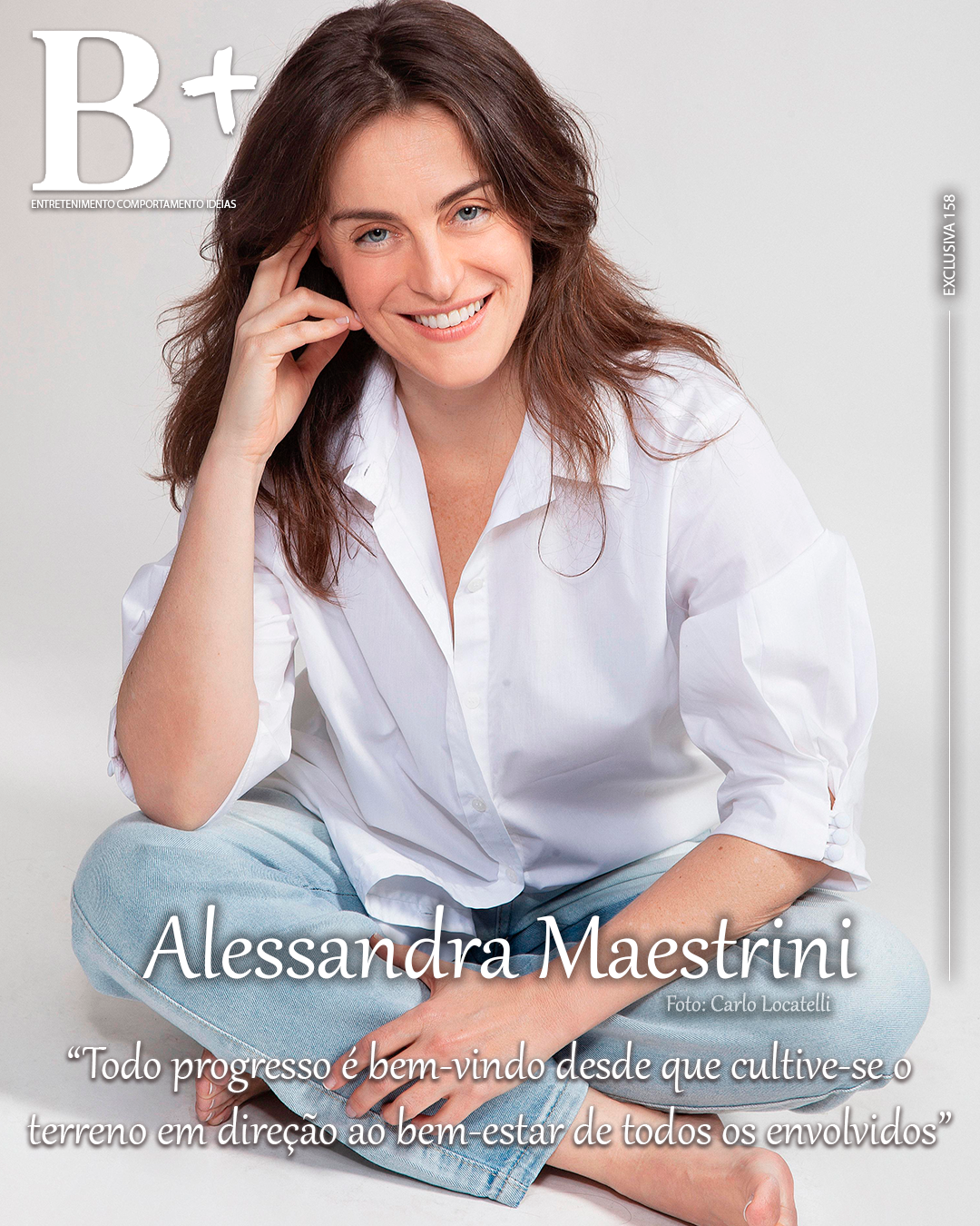 Capa B+: Entrevista exclusiva com a atriz Alessandra Maestrini