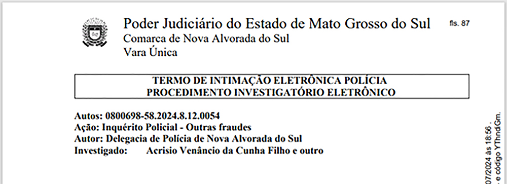 O casal formado pelo advogado Acrísio Venâncio da Cunha Filho e a empresária Karina Moraes