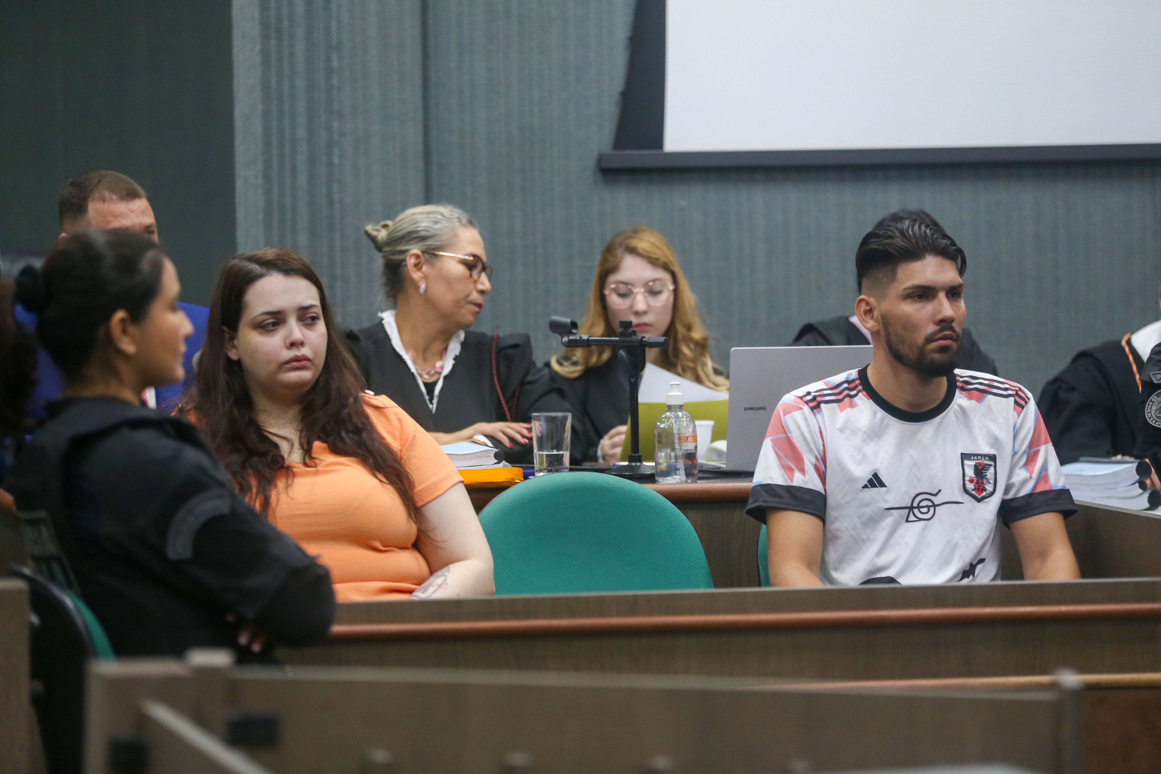 Stephanie de Jesus e Christian Campoçano