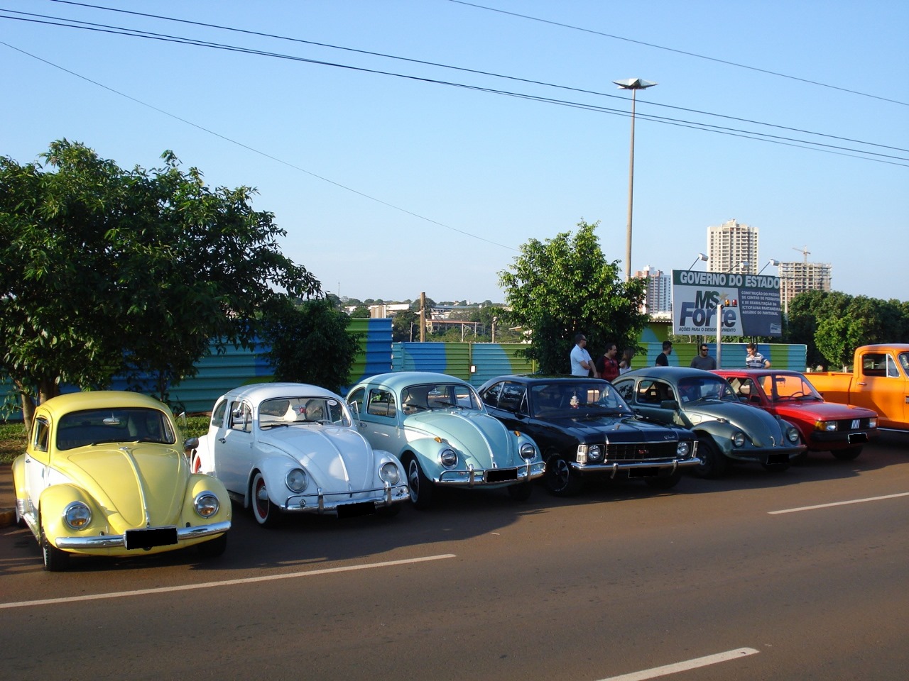 Fuscas em outro evento que divertiu amantes dos modelos antigos