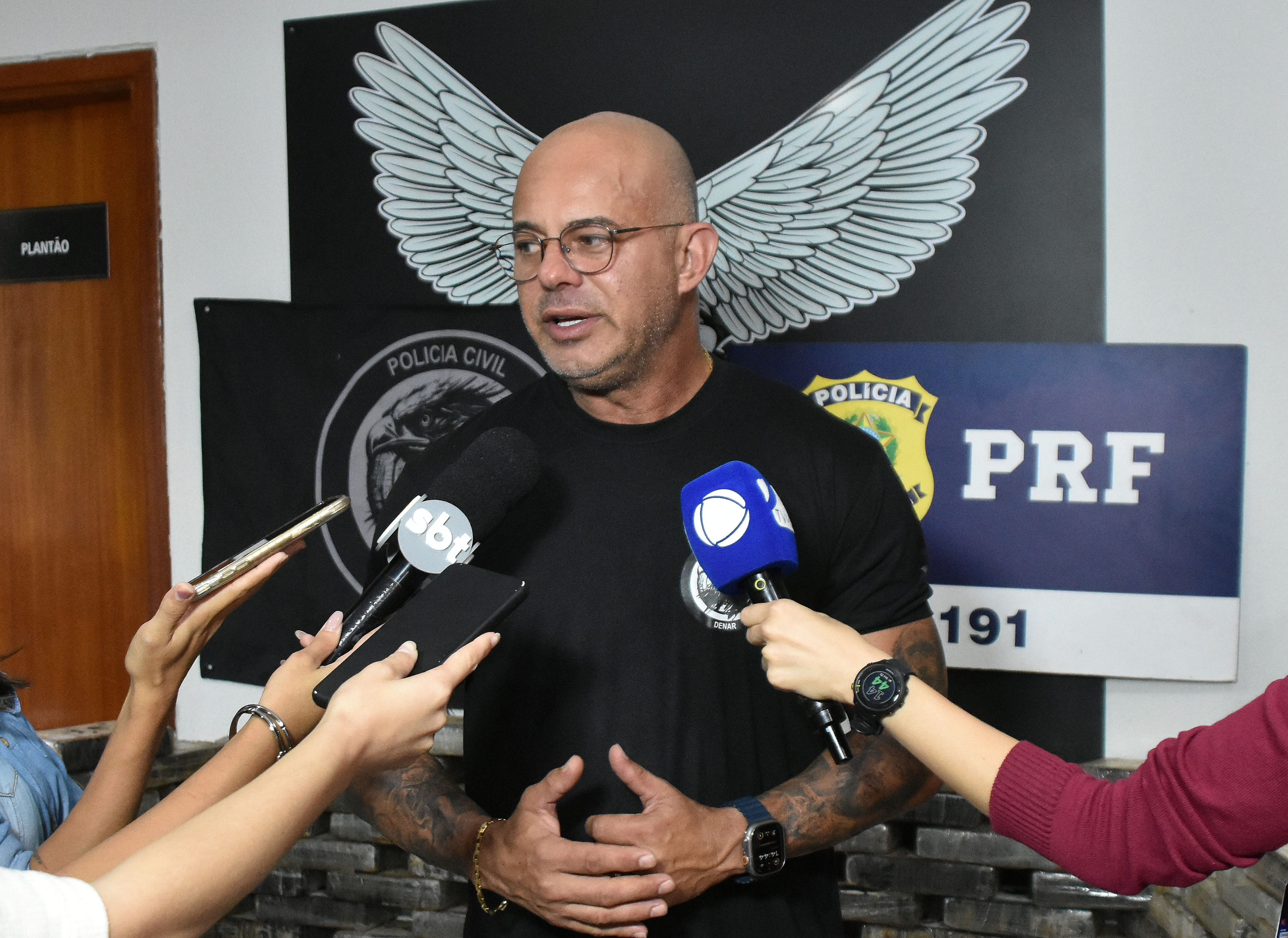 Delegado titular da Delegacia Especializada de Repressão ao Narcotráfico (Denar), Hoffman D'avilla
