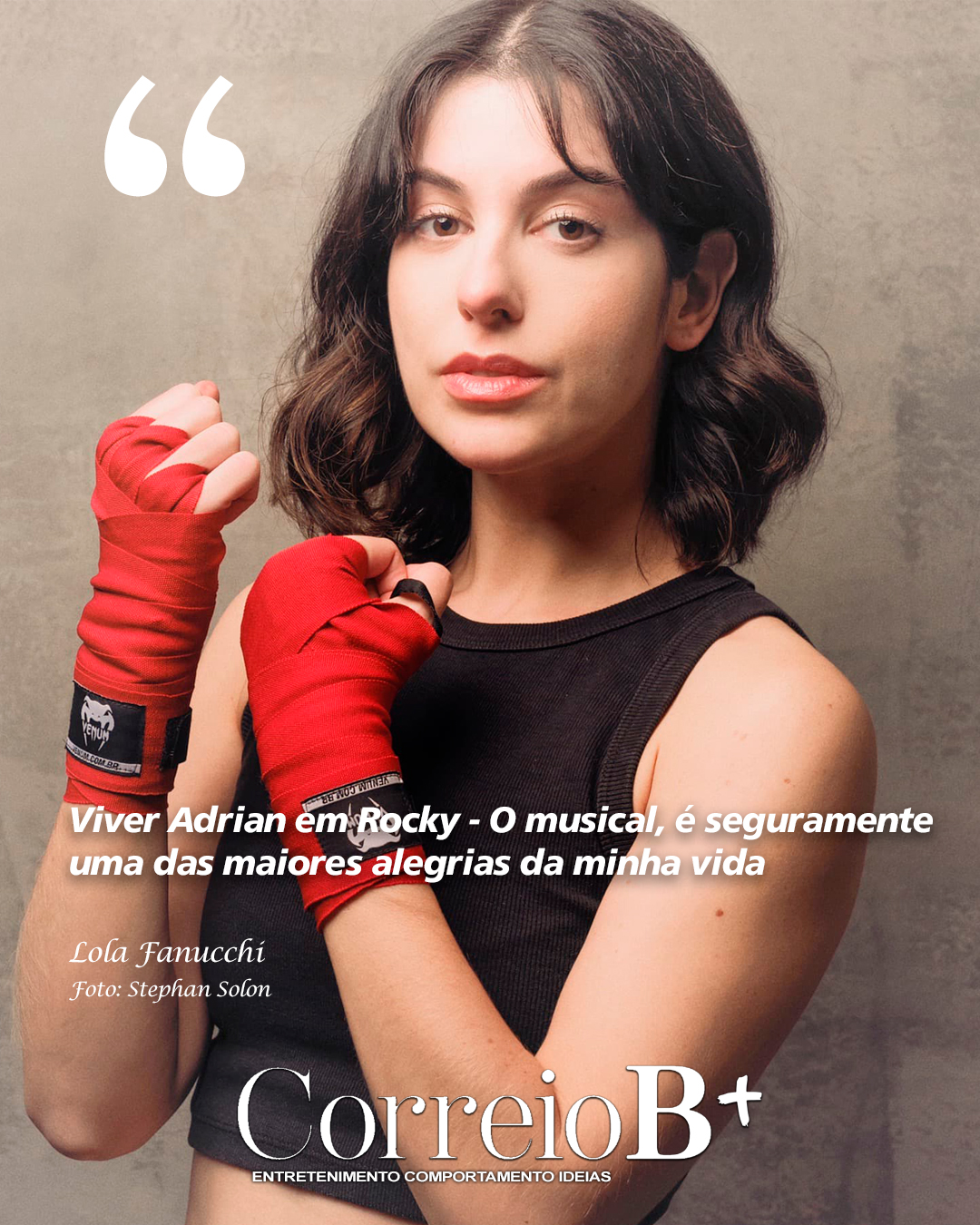 Atriz comemora a trajetória de superação, personagens inesquecíveis e a chance de viver Adrian Pennino na produção inspirada na saga de Rocky Balboa.