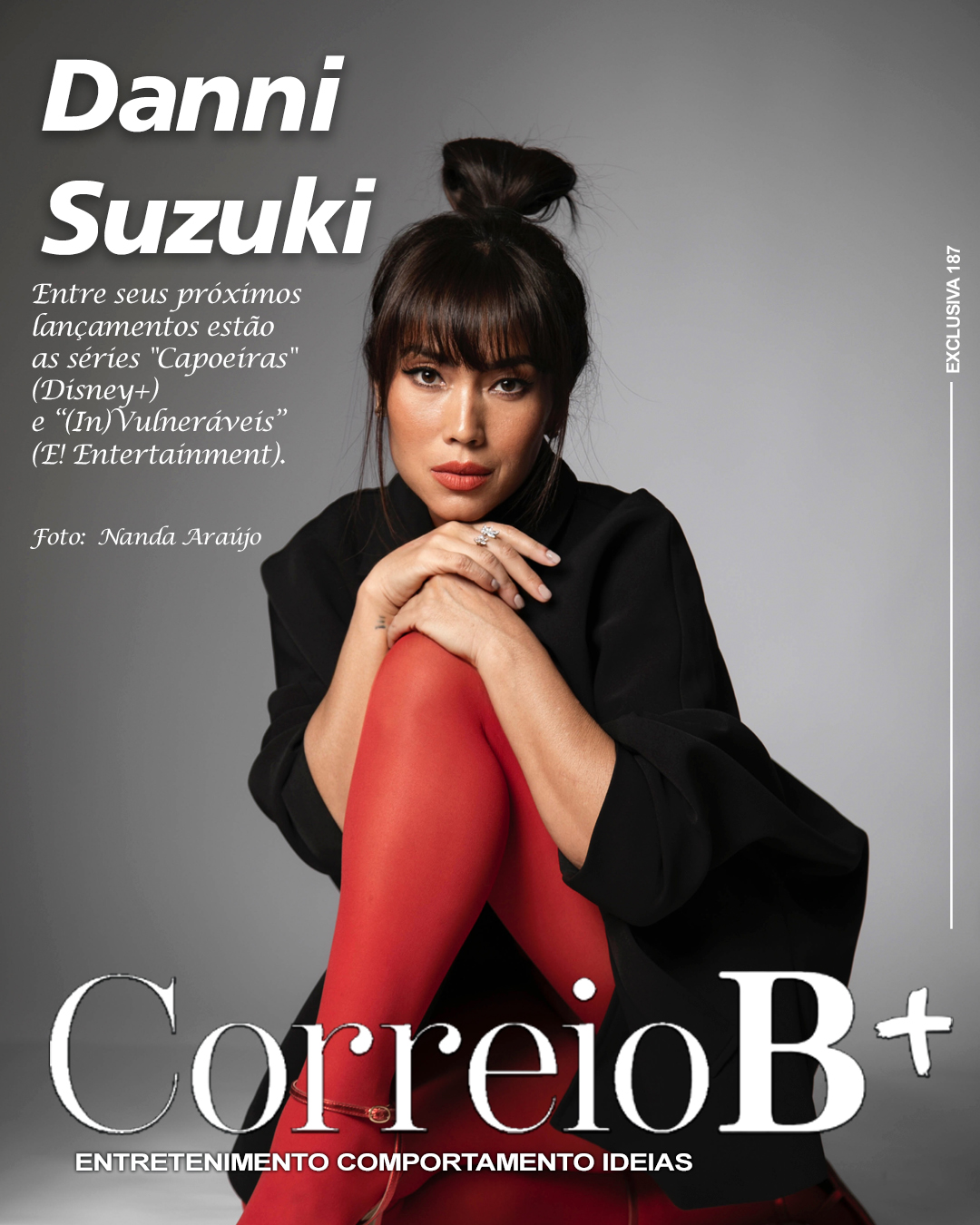 Capa Especial Dia das Mães B+: Entrevista exclusiva com a atriz e roteirista Danni Suzuki