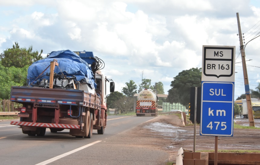 MSVia: Obras na BR-163 em Mato Grosso do Sul começam em junho