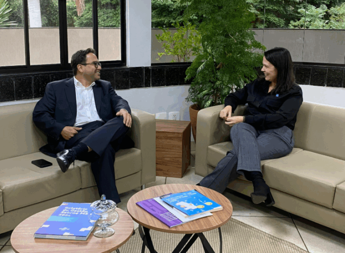 Deputado Estadual Pedrossian se reuniu com reitora da UFMS, Camila &Iacute;talo