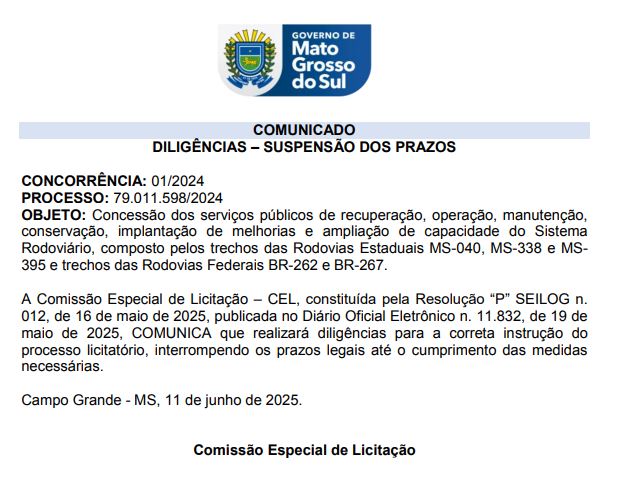 Consórcio K&G foi declarado vencedor do leilão na B3 no dia 8 de maio, mas o segundo colocado cobra a desclassificação