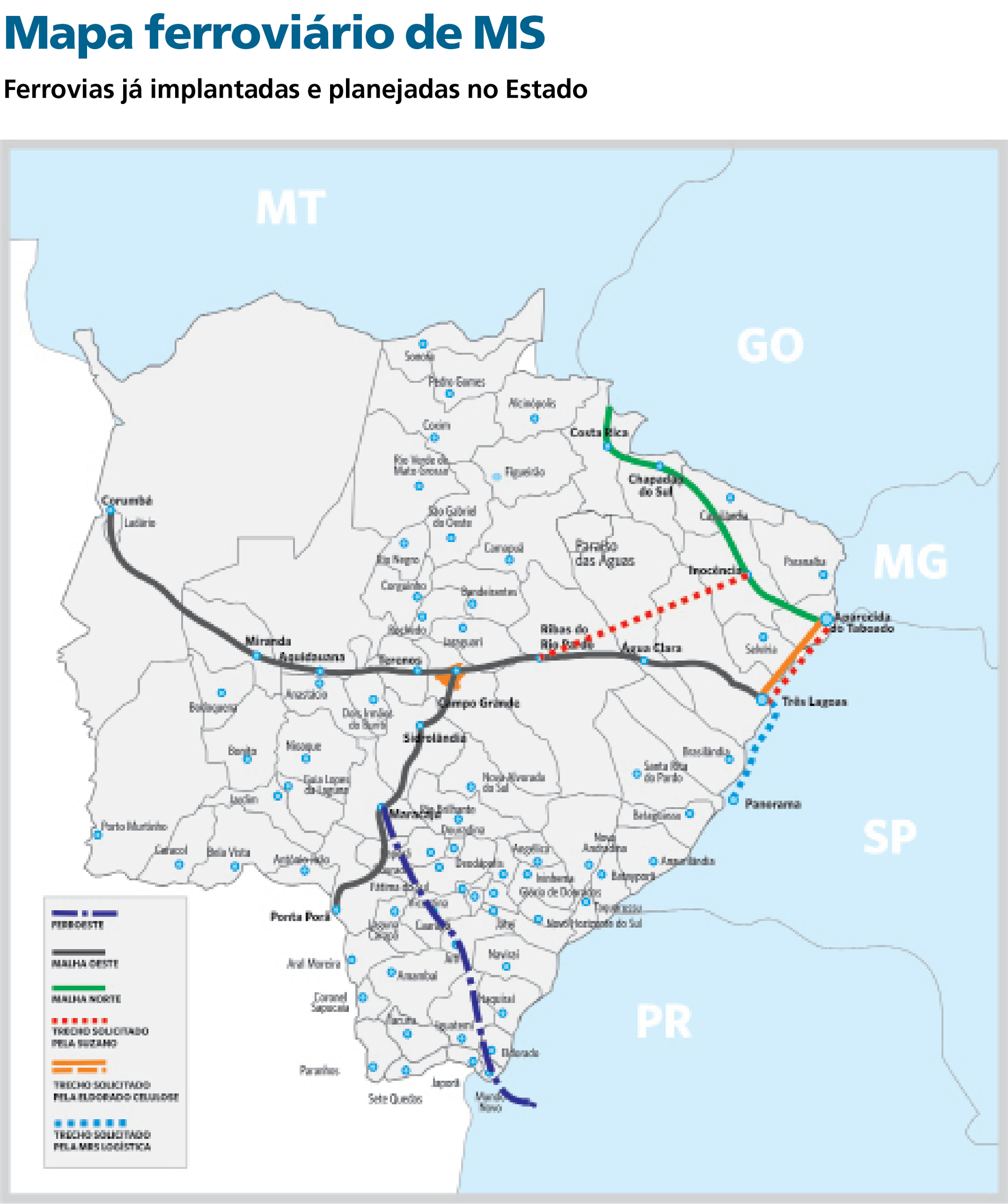 Com uma década de atraso, relicitação da Malha Oeste só deve sair após 2027 Com uma década de atraso, relicitação da Malha Oeste só deve sair após 2027