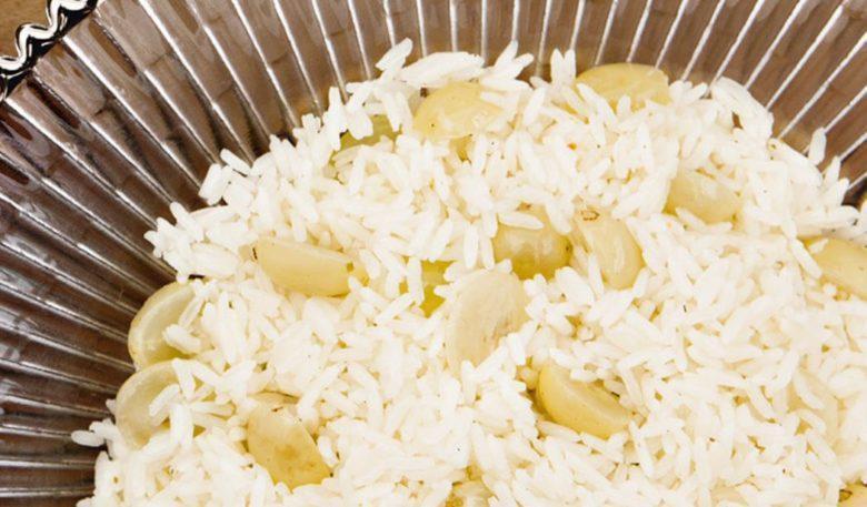 arroz com uva