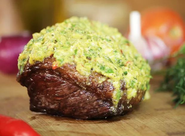 picanha com crosta de alho