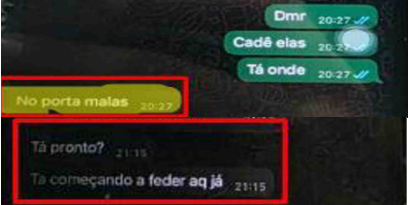 Conversa entre João e um amigo, testemunha no caso