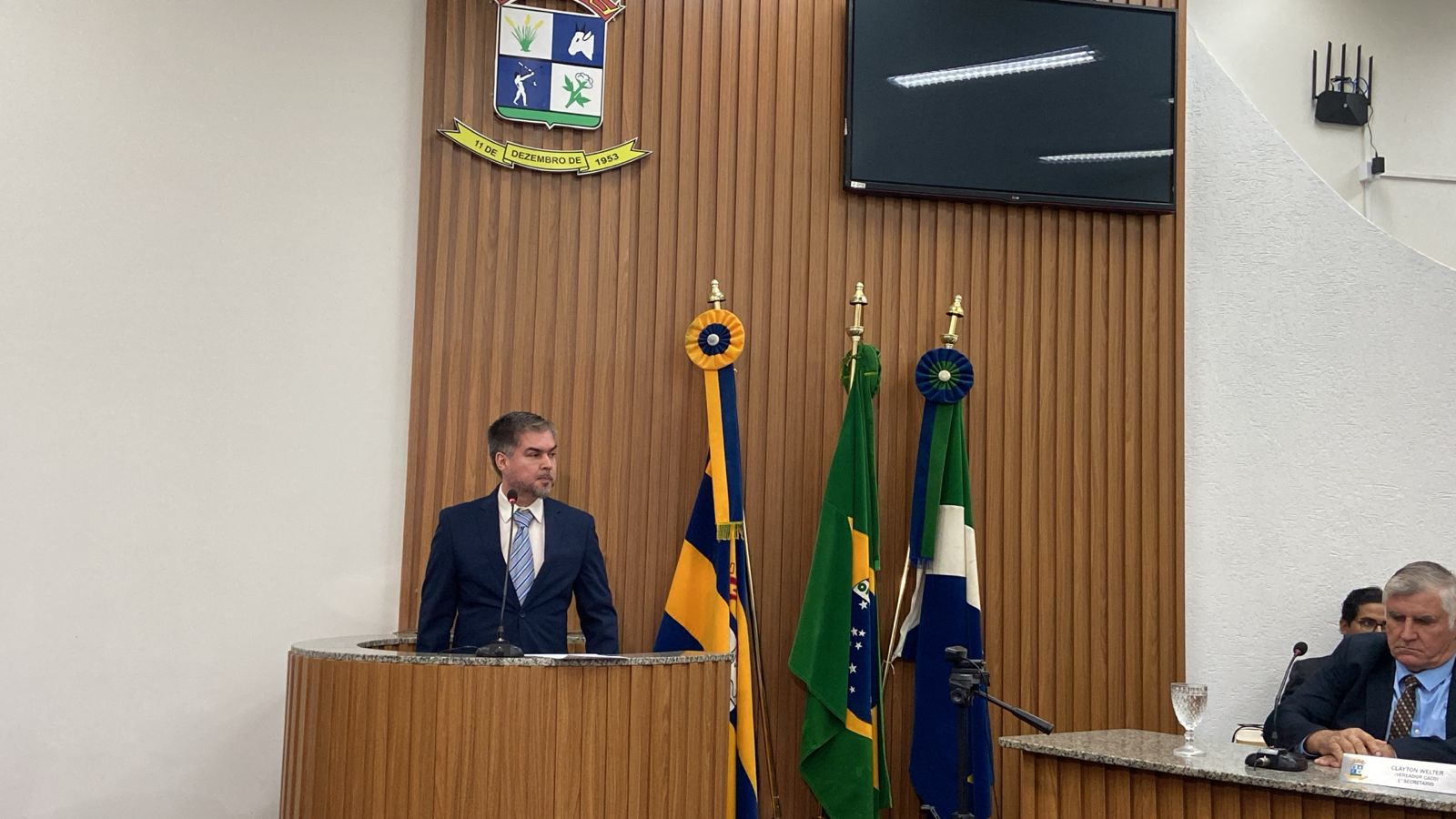 Novo prefeito de Terenos Arlindo Landolfi Filho