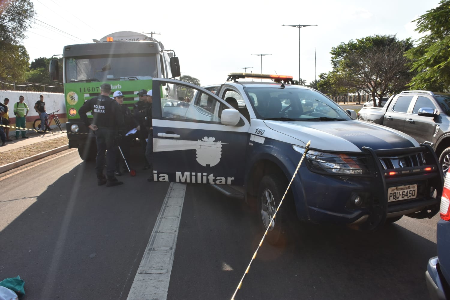 Pol&iacute;cias Militas e Civil foram acionadas