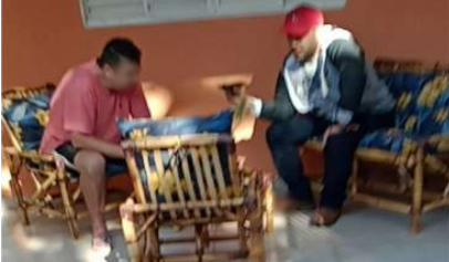 Pastorzinho ameaçando o proprietário do Ed Show Bar