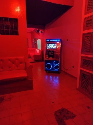 Interior da Mansão Luxury, onde Fabiano frequentava na noite em que foi alvejado
