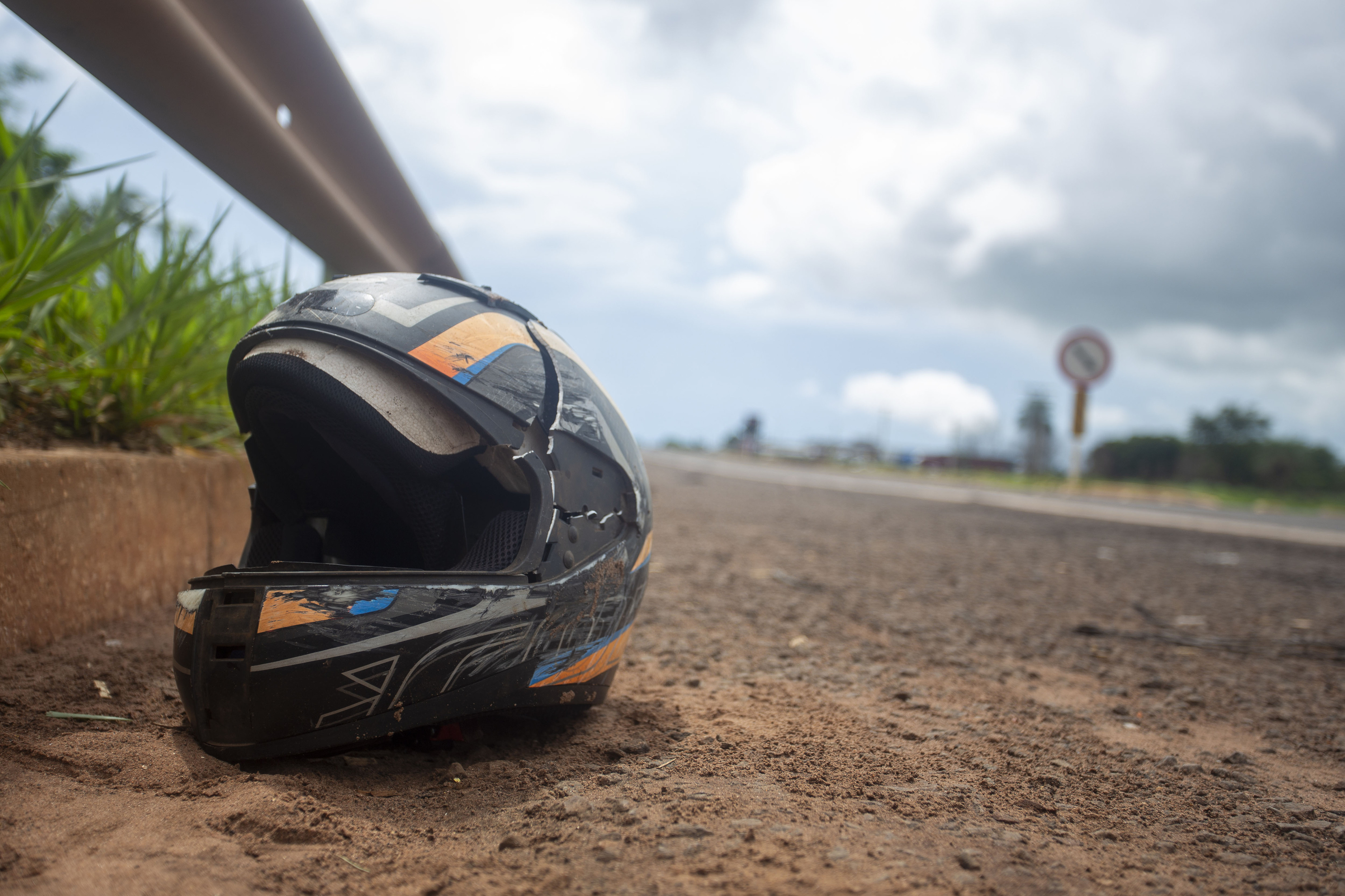 Capivara foi lançada para o canteiro da pista e também morreu