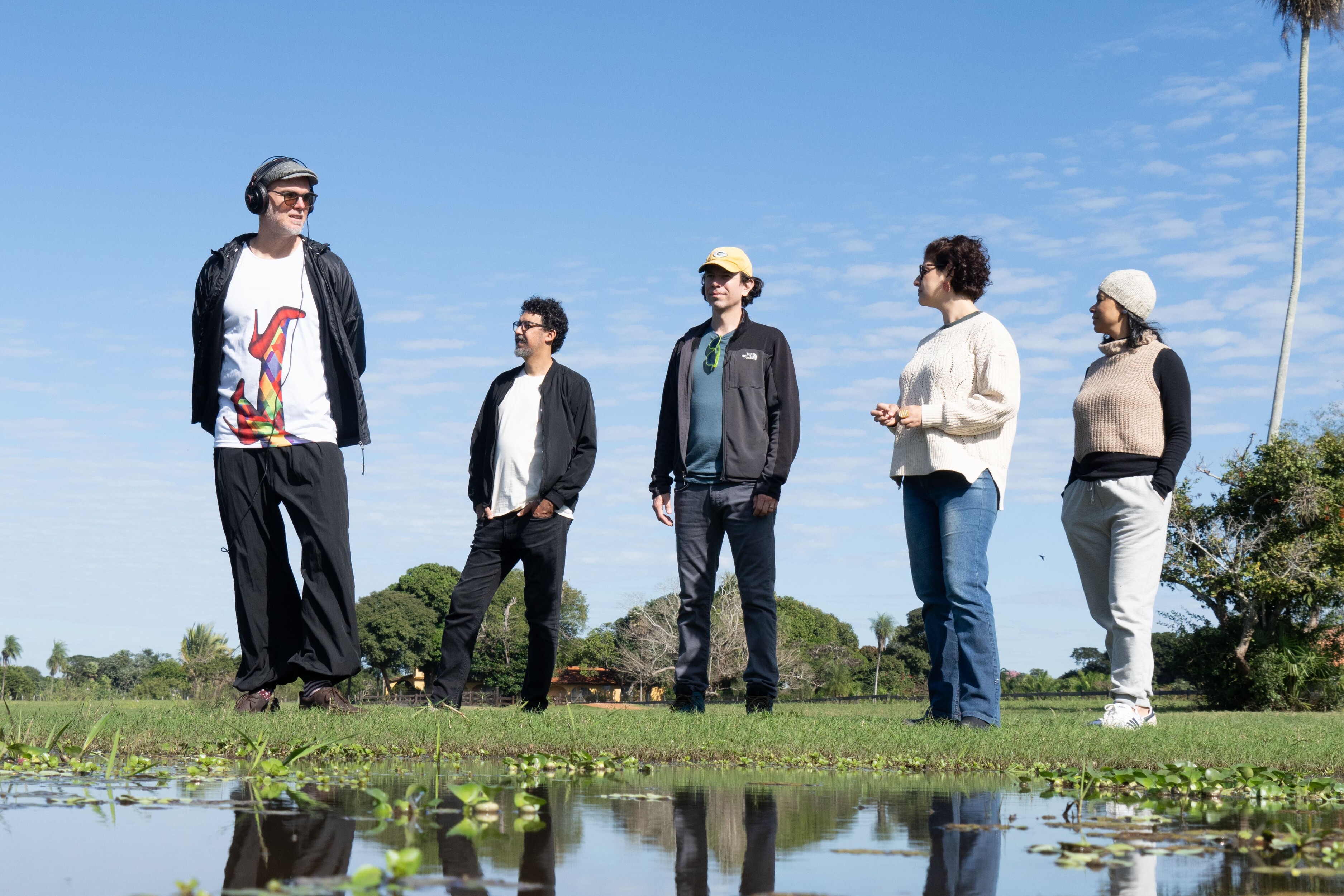 A cantora Bianca Bacha se prepara para mais uma gravação na Fazenda Caiman, em Miranda, em junho deste ano