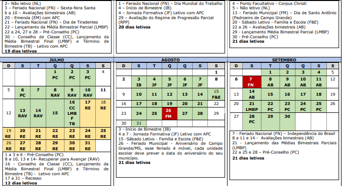 Saída de alunos em escola estadual
