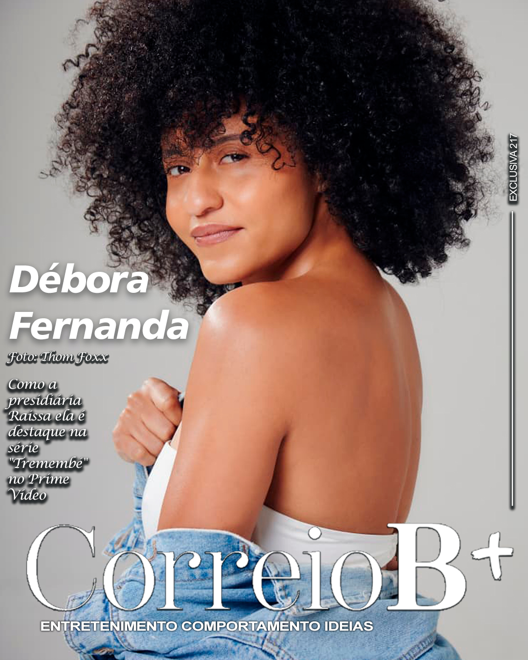 Capa da semana B+: Entrevista exclusiva com a atriz destaque na série "Tremembé" Débora Fernanda