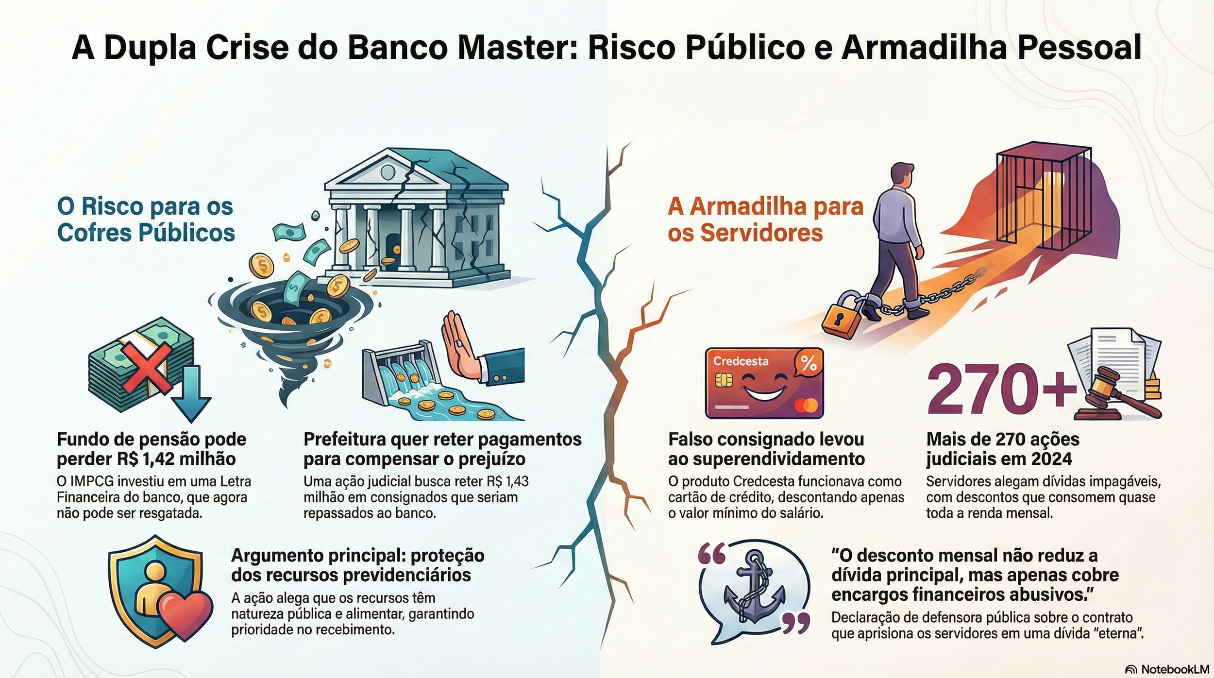 Instituto Municipal de Previd&ecirc;ncia de Campo Grande (IMPCG) aplicou dinheiro no Banco Master 