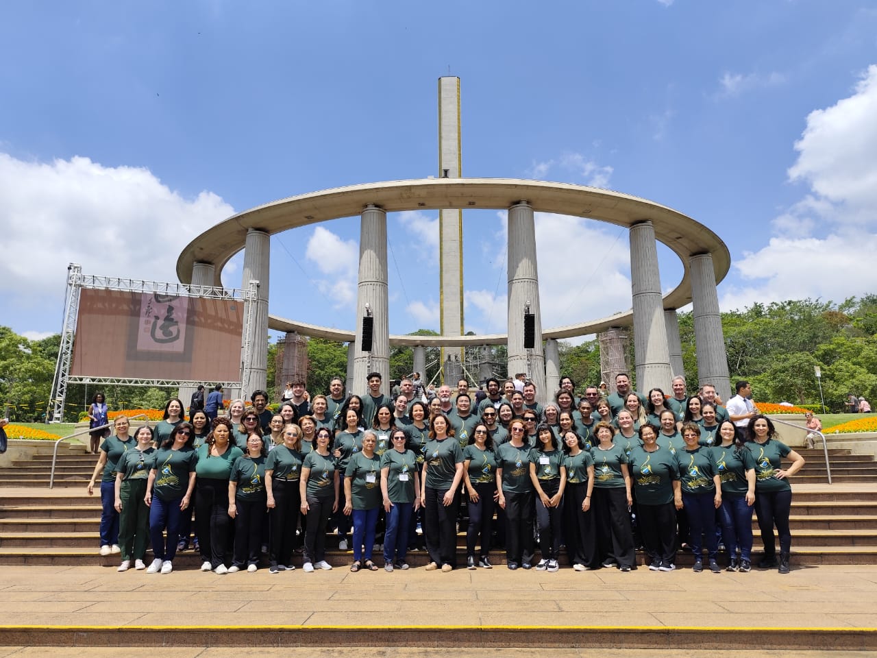 Alunos da Orquestra Jovem da Fundação Barbosa Rodrigues durante ensaio na instituição