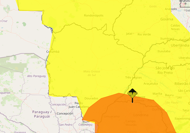 Chuvas podem chegar a 50 mil&iacute;metros por dia