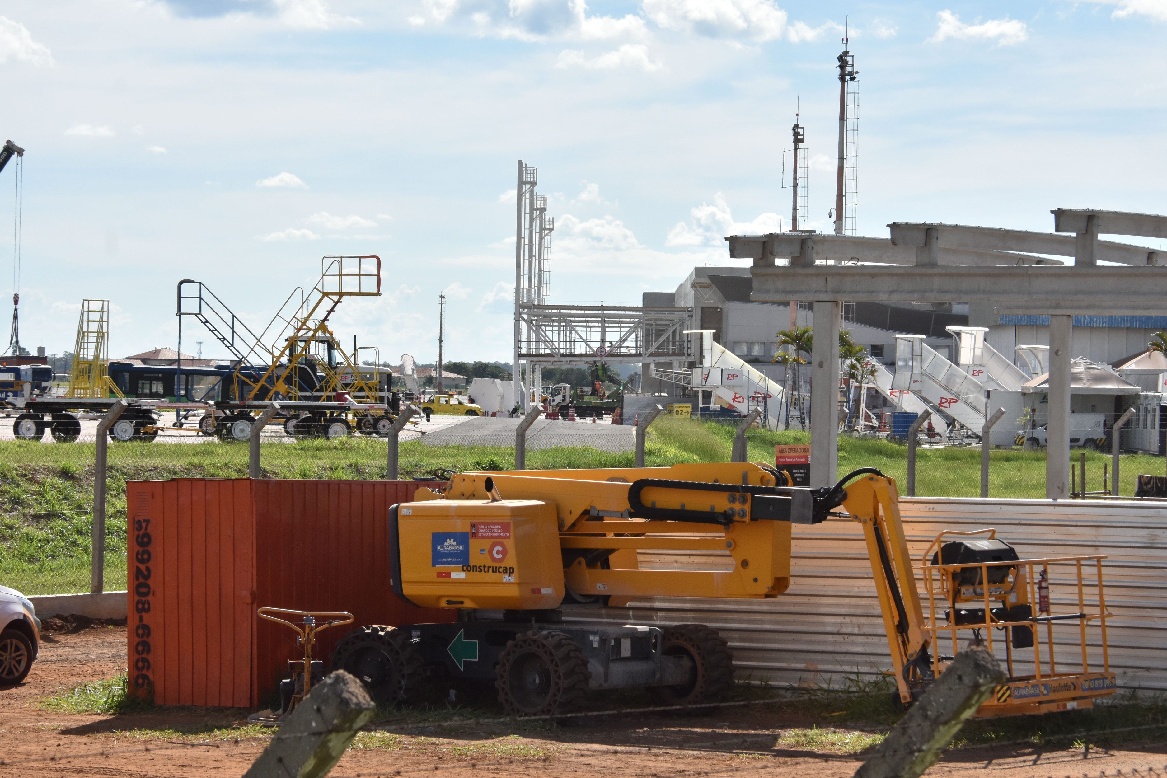 Aeroporto de Campo Grande est&aacute; em obras para instala&ccedil;&atilde;o de fingers