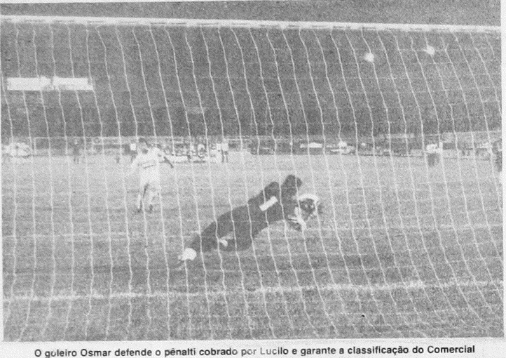 Osmar defende pênalti pela Copa do Brasil