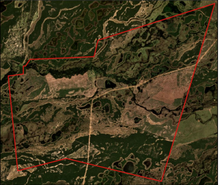 &Aacute;rea declarada referente a fazenda Dom Bosco