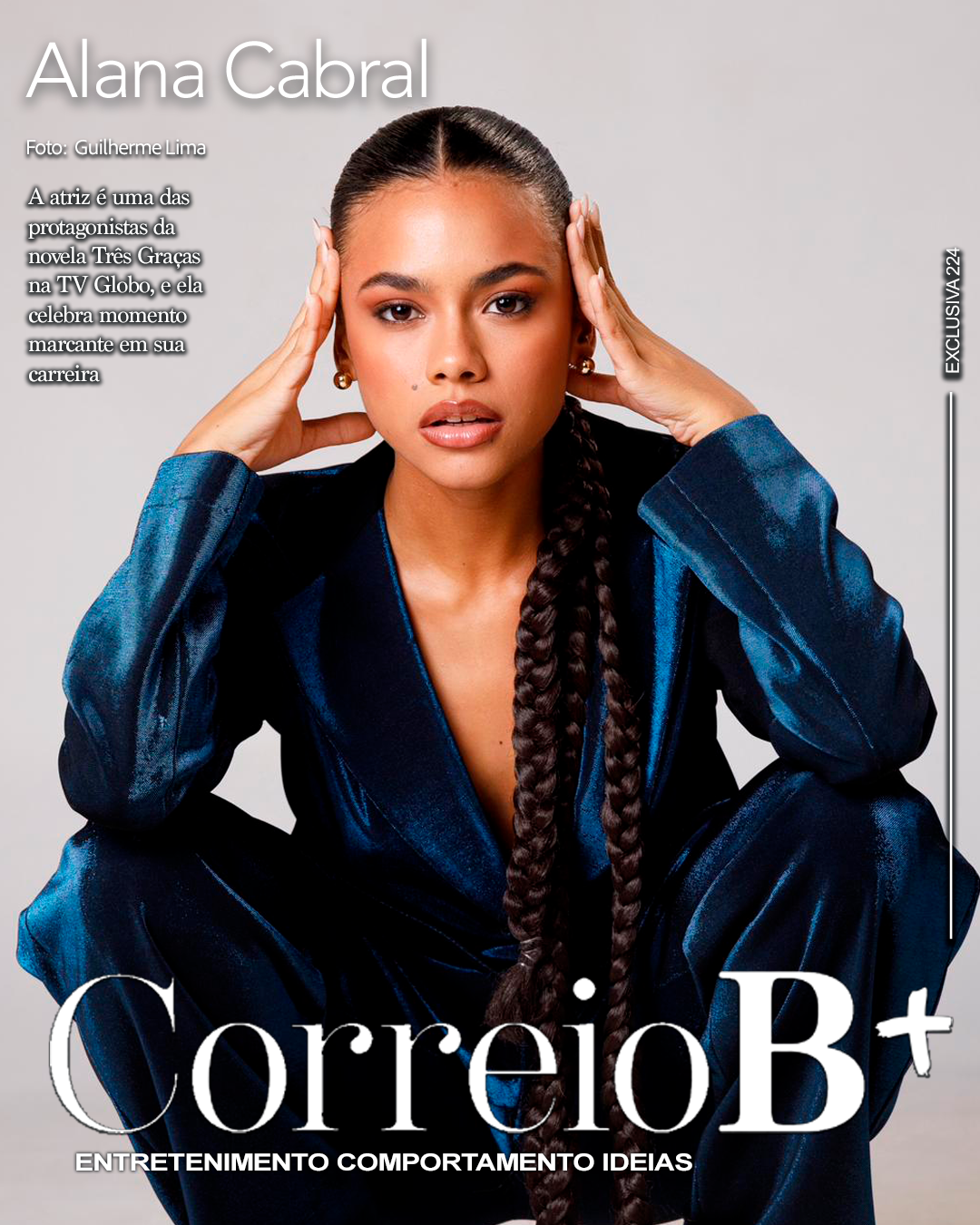 Entrevista exclusiva com a atriz destaque na novela Tr&ecirc;s Gra&ccedil;as da Rede Globo Alana Cabral  