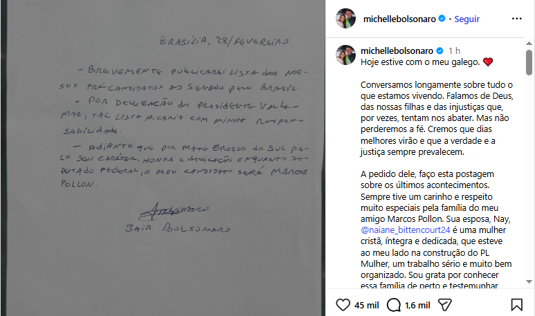 Bolsonaro foi condenado a mais e 27 anos de pris&atilde;o